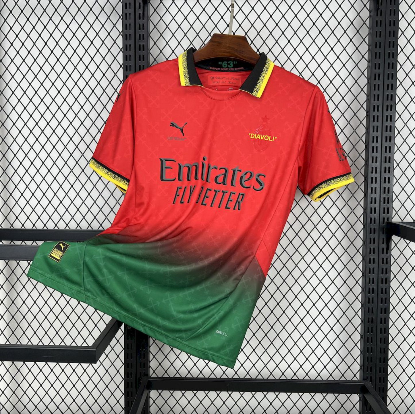 A.C. Milan 24/25 OFFWHITE Red Jersey