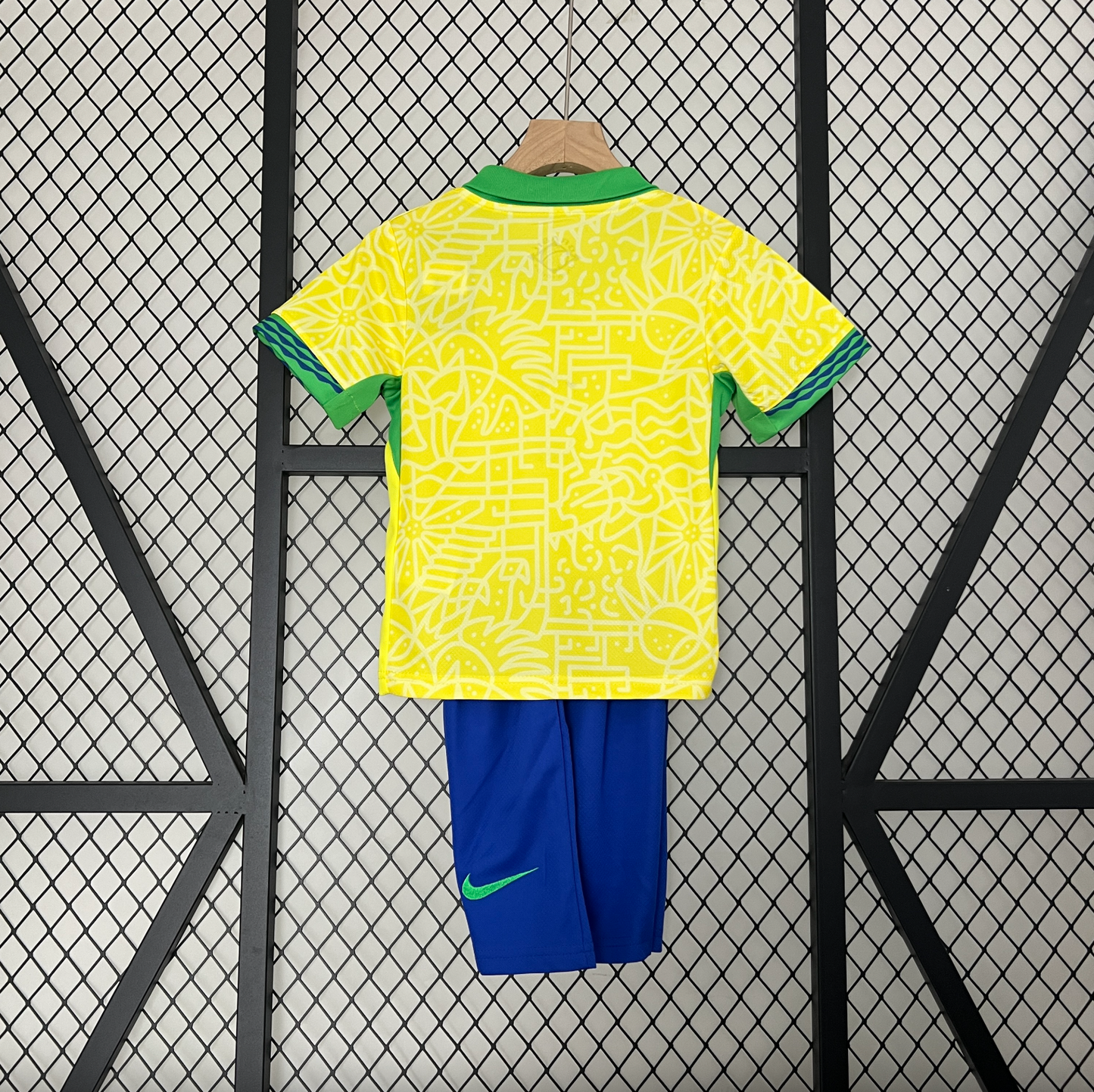 Kids Brazil Copa America Home Jersey 2024