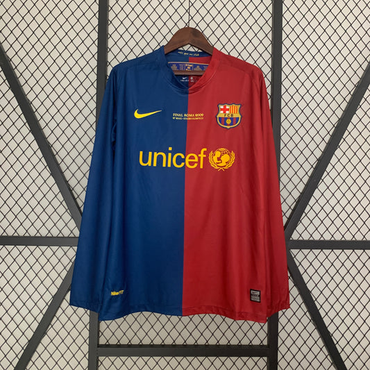 Retro Barcelona 2008/09 Champions League Final Jersey
