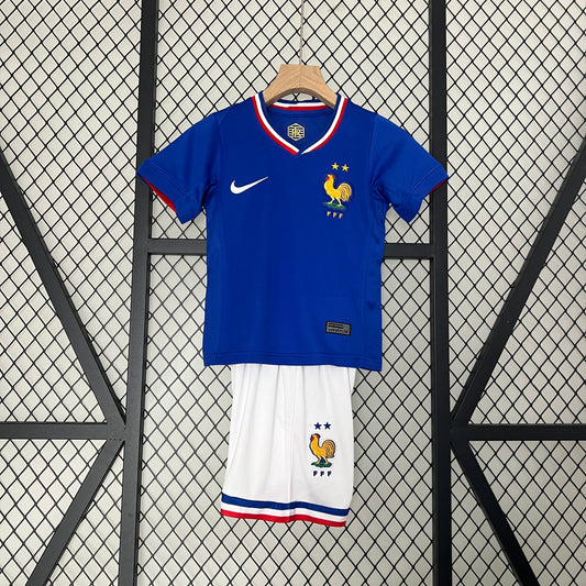 Kids France EURO Home Jersey 2024