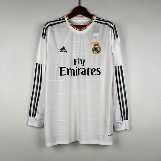 Retro Long Sleeve Real Madrid 13/14 Home