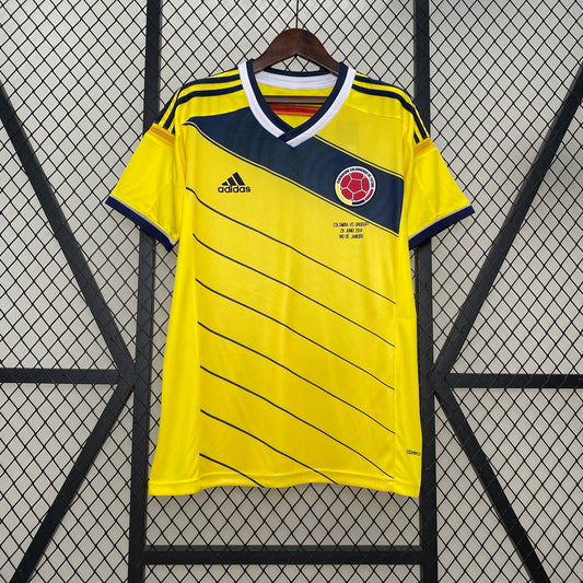 Retro Colombia 2014 Home Jersey