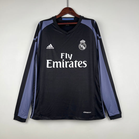 Retro Long Sleeve Real Madrid 16/17 Third Away