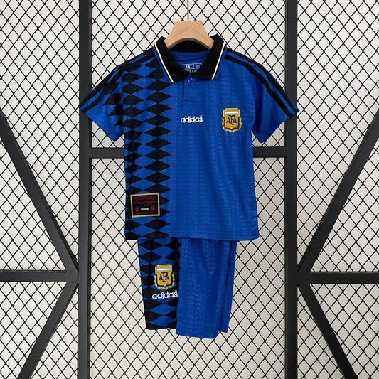 Kids Retro Argentina 1994 Home Kit