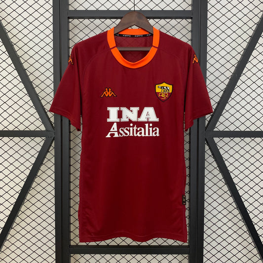 Retro AS Roma 2000/01 Home Jersey