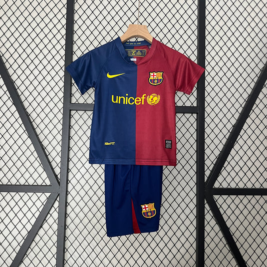 Retro Kids Kit F.C. Barcelona 2008/09 Home