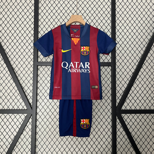 Retro Kids Kit F.C. Barcelona 2014/15 Home