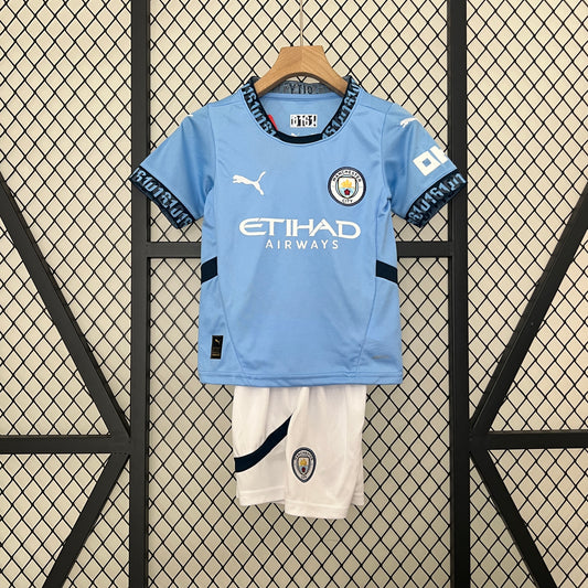 Kids Manchester City 2024/25 Home Jersey