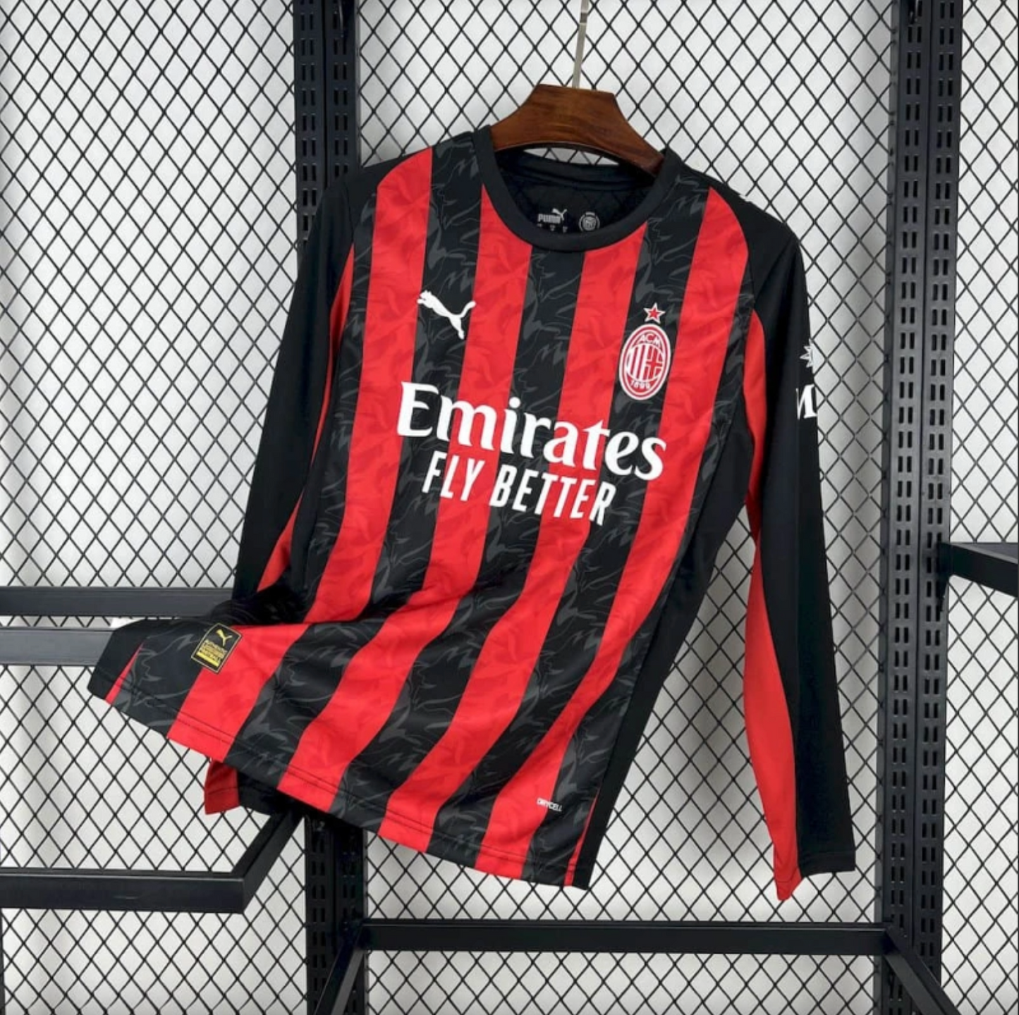 Long Sleeve AC Milan 25/26 Home Jersey