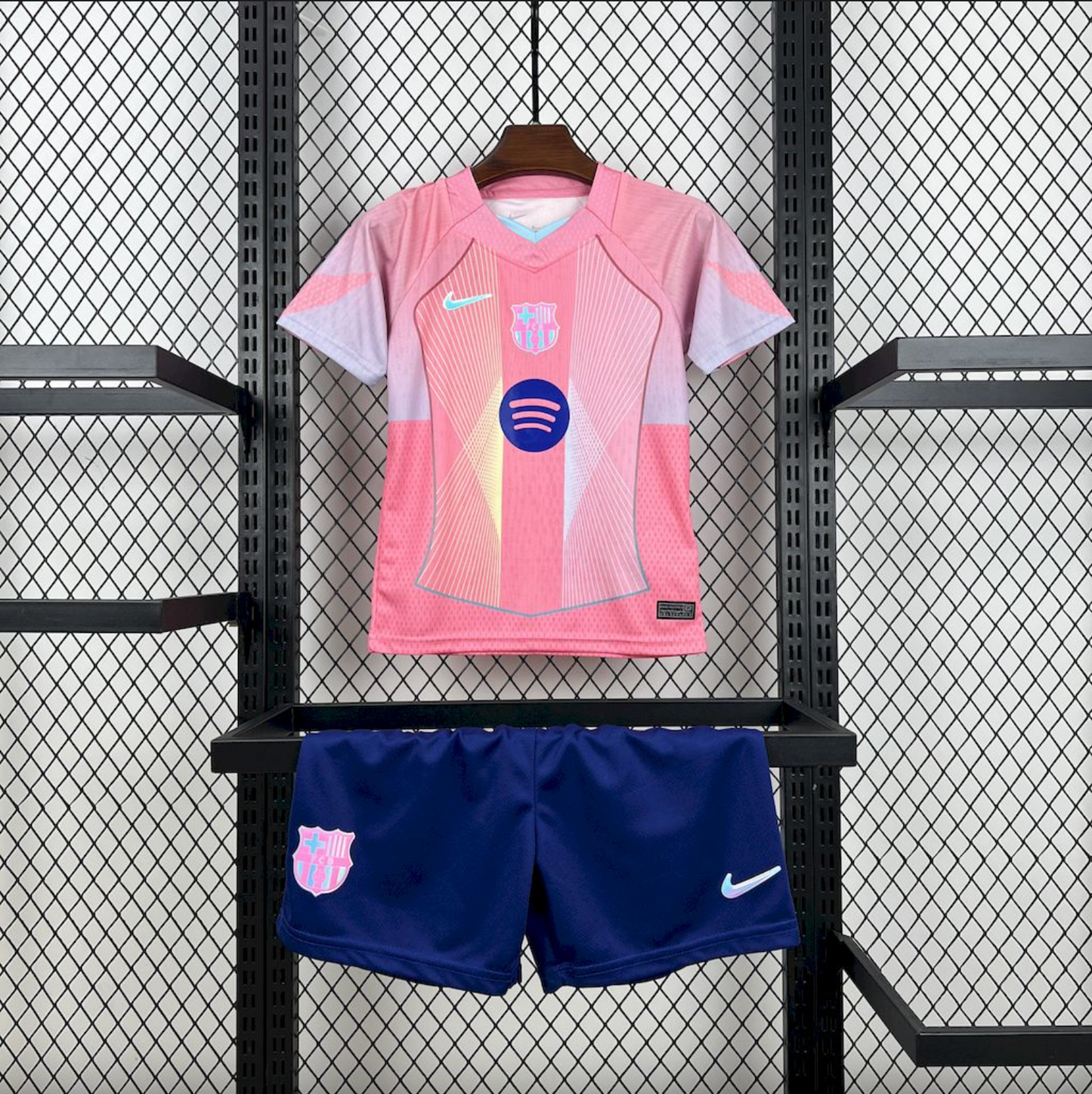 Kids FC Barcelona 25/26 Pink Pulse Edition Jersey