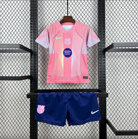 Kids FC Barcelona 25/26 Pink Pulse Edition Jersey