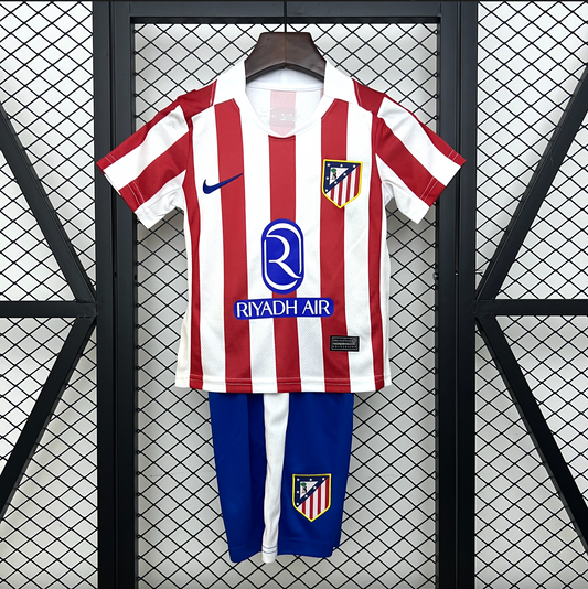 Kids Atlético De Madrid Home 2025/26 Jersey