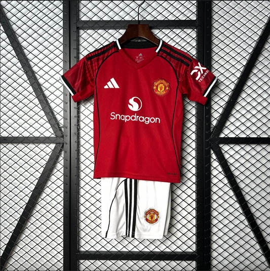 Kids Manchester United Home 2025/26 Jersey