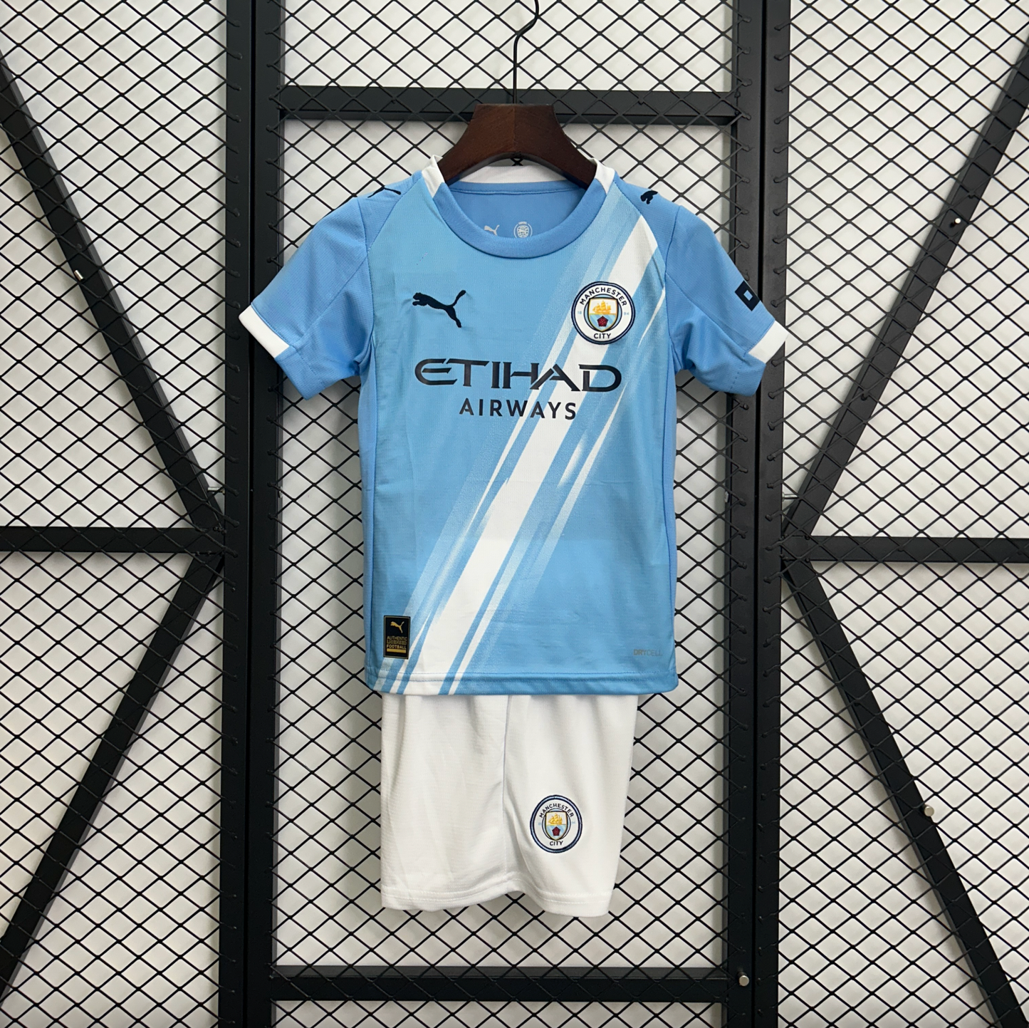 Kids Manchester City Home 2025/26 Jersey