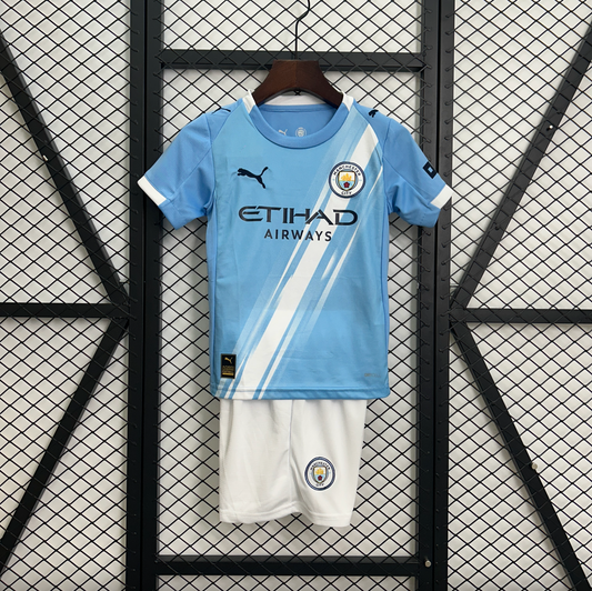 Kids Manchester City Home 2025/26 Jersey
