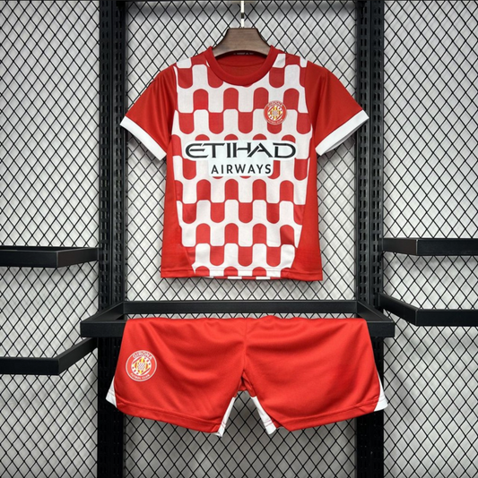 Kids Girona FC 2024/25 Home Jersey