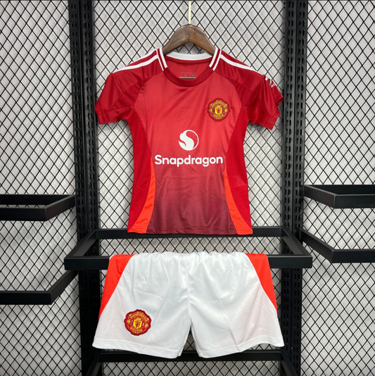 Kids Manchester United 2024/25 Home Jersey