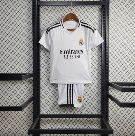 Kids Real Madrid 2024/25 Home Jersey