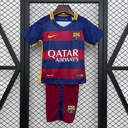 Retro Kids Kit F.C. Barcelona 2015/16 Home