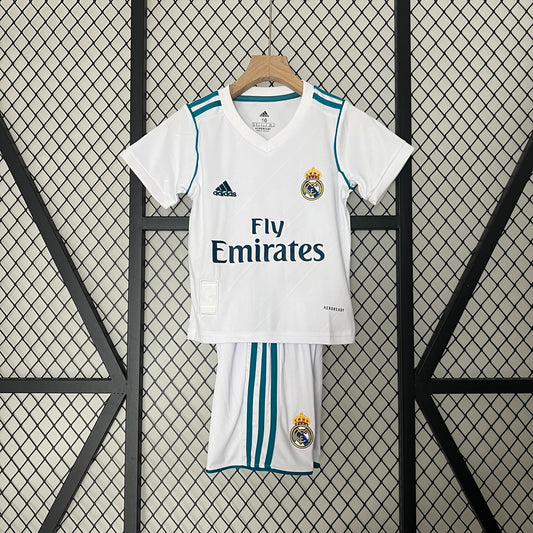 Kids Retro Real Madrid 17/18 Home