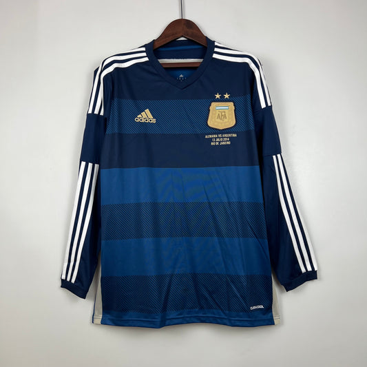 Retro Argentina 2014 Away Long Sleeve