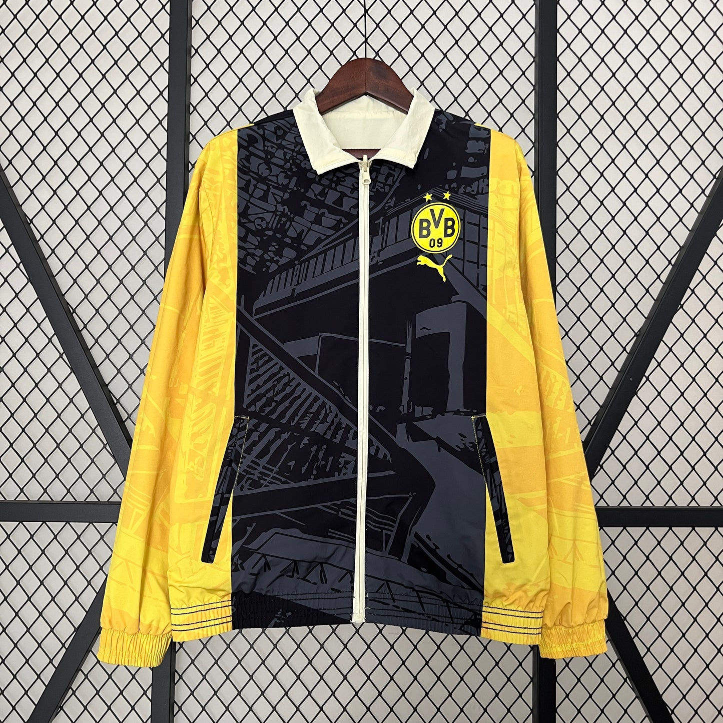 Borussia Dortmund 2024/25 Trench Coat Reversible