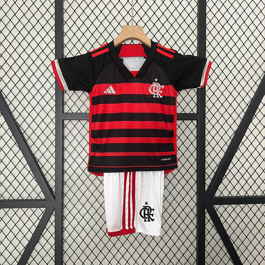 Kids Flamengo 24/25 Home Jersey